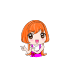 ORANGE GIRL mood articles（個別スタンプ：11）