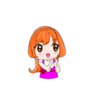 ORANGE GIRL mood articles（個別スタンプ：16）