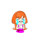 ORANGE GIRL mood articles（個別スタンプ：18）