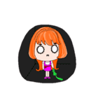 ORANGE GIRL mood articles（個別スタンプ：22）