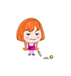 ORANGE GIRL mood articles（個別スタンプ：32）