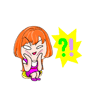 ORANGE GIRL mood articles（個別スタンプ：33）