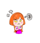 ORANGE GIRL mood articles（個別スタンプ：37）