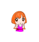 ORANGE GIRL mood articles（個別スタンプ：40）