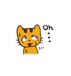 Orange kitty - Buru 4（個別スタンプ：6）