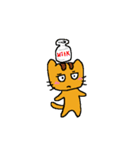 Orange kitty - Buru 4（個別スタンプ：37）