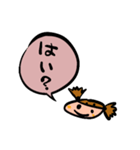 フキダシ女子系スタンプ（手書き風）（個別スタンプ：5）