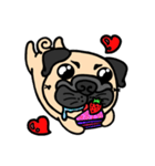 Joy's Pug World (3)（個別スタンプ：25）