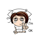 Nan is a nurse Part.3 (Eng)（個別スタンプ：34）