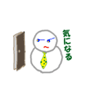 仕事中の雪だるま（個別スタンプ：36）