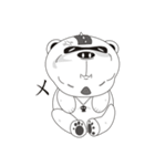 Funny Moro P Bear（個別スタンプ：19）