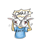 Crazy Rabbit Head（個別スタンプ：14）