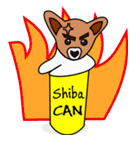 Shiba CAN ＆ Tora CAN 3 (Eng)（個別スタンプ：18）