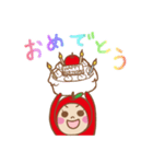 りんご星人（個別スタンプ：40）