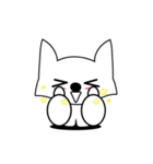 Fox white stickers（個別スタンプ：36）