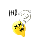 The lemon's face（個別スタンプ：1）