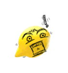 The lemon's face（個別スタンプ：2）