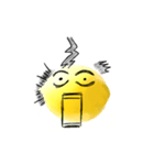 The lemon's face（個別スタンプ：7）