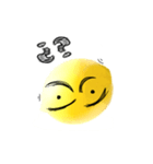 The lemon's face（個別スタンプ：10）