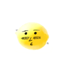 The lemon's face（個別スタンプ：13）