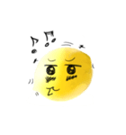 The lemon's face（個別スタンプ：15）