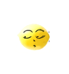 The lemon's face（個別スタンプ：28）