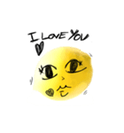 The lemon's face（個別スタンプ：39）