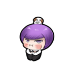 Purple and Grey Head Boys！ Batista（個別スタンプ：14）