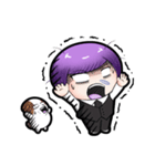 Purple and Grey Head Boys！ Batista（個別スタンプ：31）