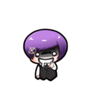 Purple and Grey Head Boys！ Batista（個別スタンプ：36）