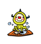 red nose triangle Monster（個別スタンプ：33）