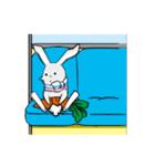 Puff Rabbit（個別スタンプ：7）