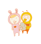 Bee ＆ Bunny（個別スタンプ：7）