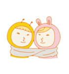 Bee ＆ Bunny（個別スタンプ：11）