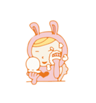 Bee ＆ Bunny（個別スタンプ：37）