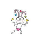 An optimistic yet Funny Bunny(for all)（個別スタンプ：1）