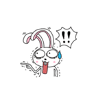 An optimistic yet Funny Bunny(for all)（個別スタンプ：4）