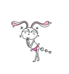 An optimistic yet Funny Bunny(for all)（個別スタンプ：6）