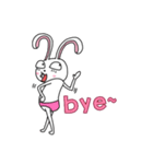 An optimistic yet Funny Bunny(for all)（個別スタンプ：8）