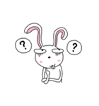 An optimistic yet Funny Bunny(for all)（個別スタンプ：11）