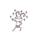 An optimistic yet Funny Bunny(for all)（個別スタンプ：18）