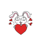 An optimistic yet Funny Bunny(for all)（個別スタンプ：28）