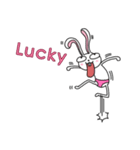 An optimistic yet Funny Bunny(for all)（個別スタンプ：34）