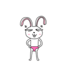 An optimistic yet Funny Bunny(for all)（個別スタンプ：38）