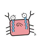 crab's name is YUJI KUBOTA.（個別スタンプ：24）