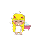 Yellow the little girl（個別スタンプ：25）