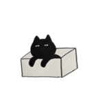 くろねこ（メス）（個別スタンプ：1）