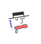 帽子の紳士。（個別スタンプ：21）