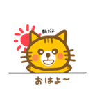 ハッピーねこポン（個別スタンプ：1）