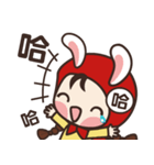 redhood bunny（個別スタンプ：6）